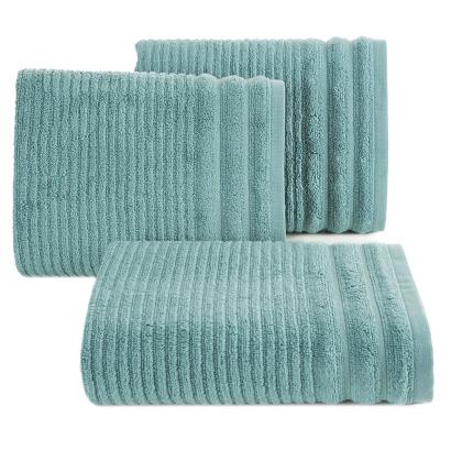 Ręcznik bawełniany SAMMY 50x90 Eurofirany miętowy wytłaczane pasy