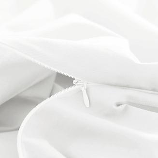 Poszewka satyna bawełniana SIN 50x70 biała