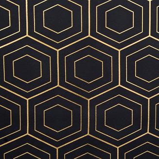 Zasłona gotowa na przelotkach KAJA 135x250 Eurofirany czarny