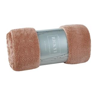 Koc narzuta RICKY 150x200 Eurofirany pudrowy