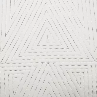 Narzuta dekoracyjna TRIO 240x220 pikowana kremowa
