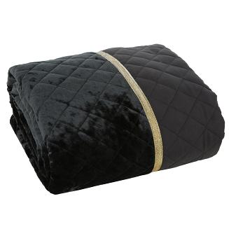 Narzuta dekoracyjna KRISTIN 220x240 czarny