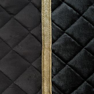 Narzuta dekoracyjna KRISTIN 220x240 czarny