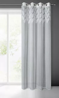 Firana gotowa na przelotkach ANET 140x250 Eurofirany biały