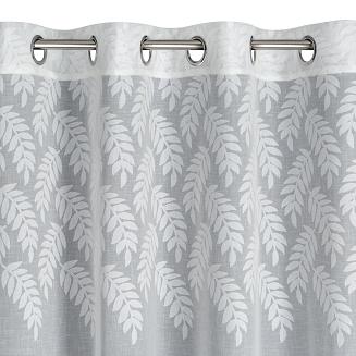 Firana gotowa na przelotkach ANET 140x250 Eurofirany biały