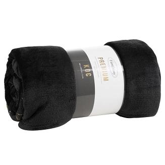 Koc narzuta LOTOS 150x200 Eurofirany czarny/złoty