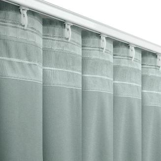 Zasłona gotowa na taśmie MADLEN 140x300 Eurofirany szary