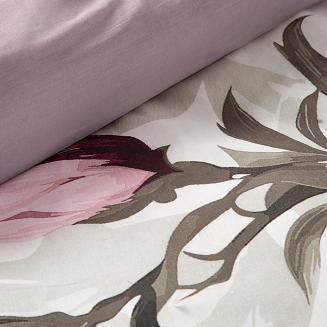 Pościel bawełniana PEONY 140x200 Eurofirany wrzosowy