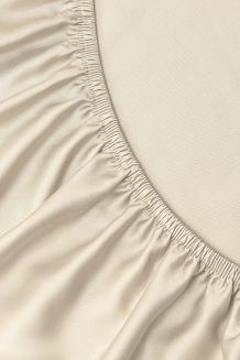 Prześcieradło bambusowe z gumką 200x220 beżowe