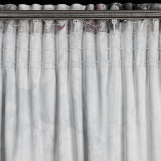 Zasłona gotowa na taśmie LUCIA Eurofirany kremowy