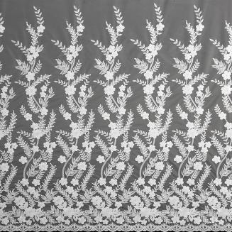 Firana gotowa na przelotkach TALINA 300x250 Eurofirany biały