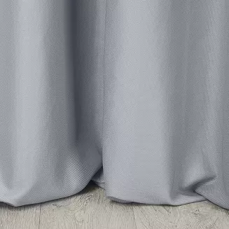 Zasłona gotowa na taśmie AGGIE 140x270 Eurofirany srebrna
