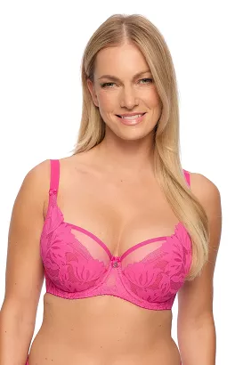 Biustonosz GAIA Semi-Soft Keto 1134 półusztywniany fuksja