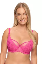 Biustonosz GAIA Semi-Soft Keto 1134 półusztywniany fuksja