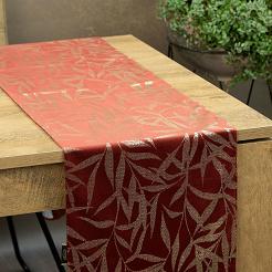 Obrus dekoracyjny BLINK 35x220 Eurofirany ceglany