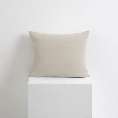 Poszewka bawełniana muślinowa 70x80 jasnobeżowa