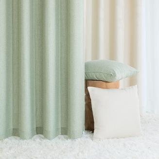 Zasłona gotowa na przelotkach MOLLY 140x250 strukturalna kremowa