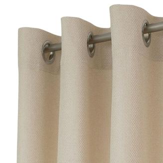 Zasłona gotowa na przelotkach MOLLY 140x250 strukturalna kremowa