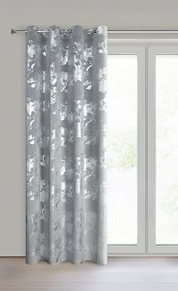 Zasłona gotowa na przelotkach CELIA 140x250 Eurofirany stalowy