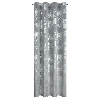 Zasłona gotowa na przelotkach CELIA 140x250 Eurofirany stalowy