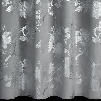 Zasłona gotowa na przelotkach CELIA 140x250 Eurofirany stalowy