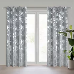 Zasłona gotowa na przelotkach CELIA 140x250 Eurofirany stalowy