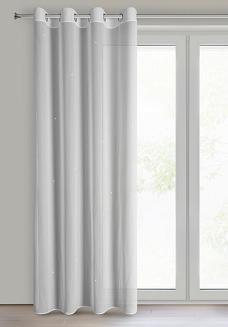 Firana gotowa na przelotkach ARIADNA 140x250 Eurofirany biały