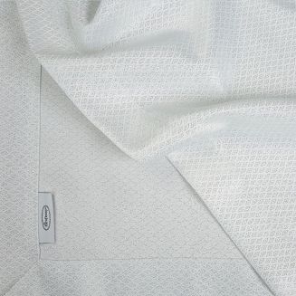 Obrus dekoracyjny JULIA 140x180 Eurofirany biały/srebrny