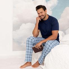 Piżama męska REGINA kod 6002 granat