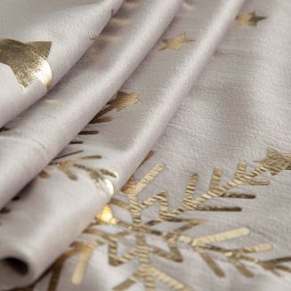 Obrus świąteczny 85x85 Eurofirany beżowy