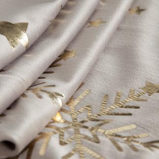 Obrus świąteczny 85x85 Eurofirany beżowy