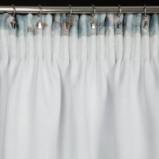 Zasłona gotowa na taśmie GRACJA 140x270 Eurofirany stalowy