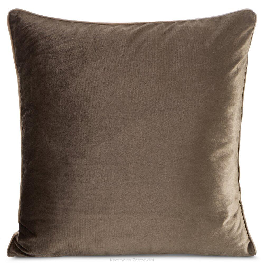 Poszewka dekoracyjna GAJA 60x60 Eurofirany ciemnobrązowy