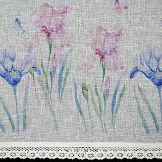 Firana gotowa na taśmie DOLOREZ 130x50 Eurofirany biały