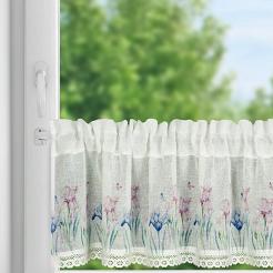 Firana gotowa na taśmie DOLOREZ 130x50 Eurofirany biały