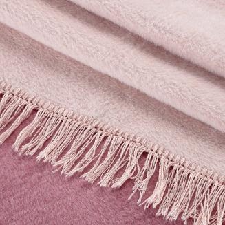 Koc narzuta AKRYL 220x240 Eurofirany jasnoróżowy