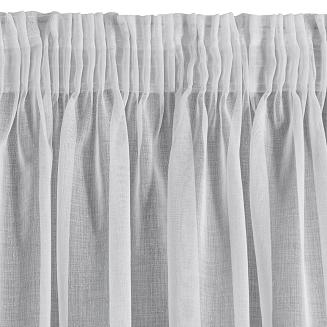 Firana gotowa na taśmie EFIL 295x150 Eurofirany biała