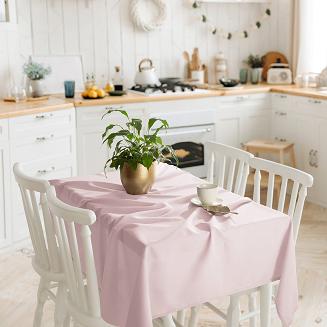 Bieżnik dekoracyjny VIVA 40x140 plamoodporny pudrowy róż