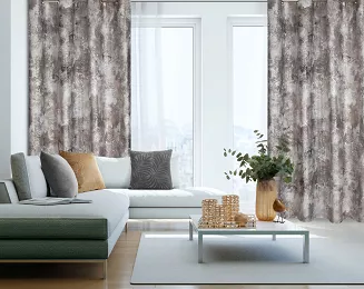 Zasłona gotowa na przelotkach ESTER 140x250 Eurofirany stalowy