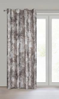 Zasłona gotowa na przelotkach ESTER 140x250 Eurofirany stalowy