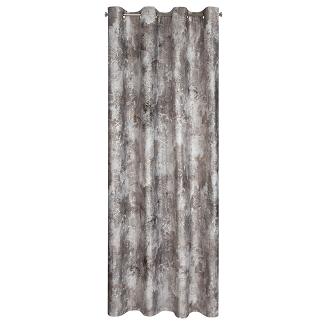 Zasłona gotowa na przelotkach ESTER 140x250 Eurofirany stalowy