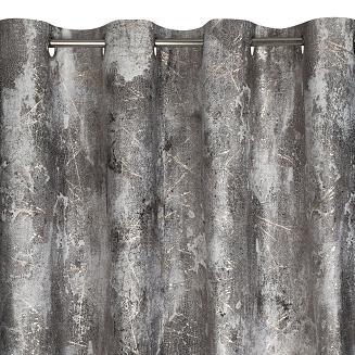 Zasłona gotowa na przelotkach ESTER 140x250 Eurofirany stalowy