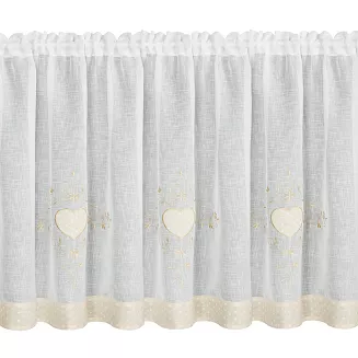 Firana gotowa na taśmie INKA 150x70 Eurofirany biały