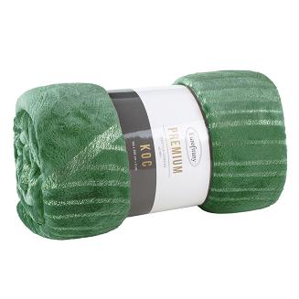 Koc narzuta GINKO3 150x200 Eurofirany ciemnozielony