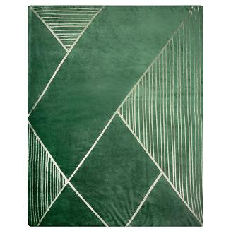 Koc narzuta GINKO3 150x200 Eurofirany ciemnozielony