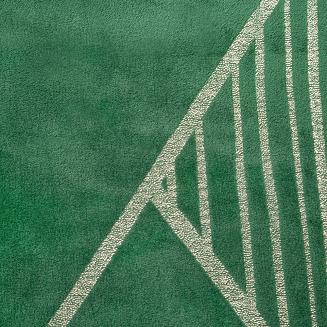 Koc narzuta GINKO3 150x200 Eurofirany ciemnozielony