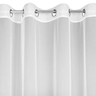 Firana gotowa na przelotkach SOFI 140x260 Eurofirany biały