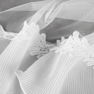 Firana gotowa na przelotkach SOFI 140x260 Eurofirany biały