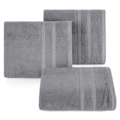 Ręcznik bawełniany MILO 50x90 Eurofirany stalowy