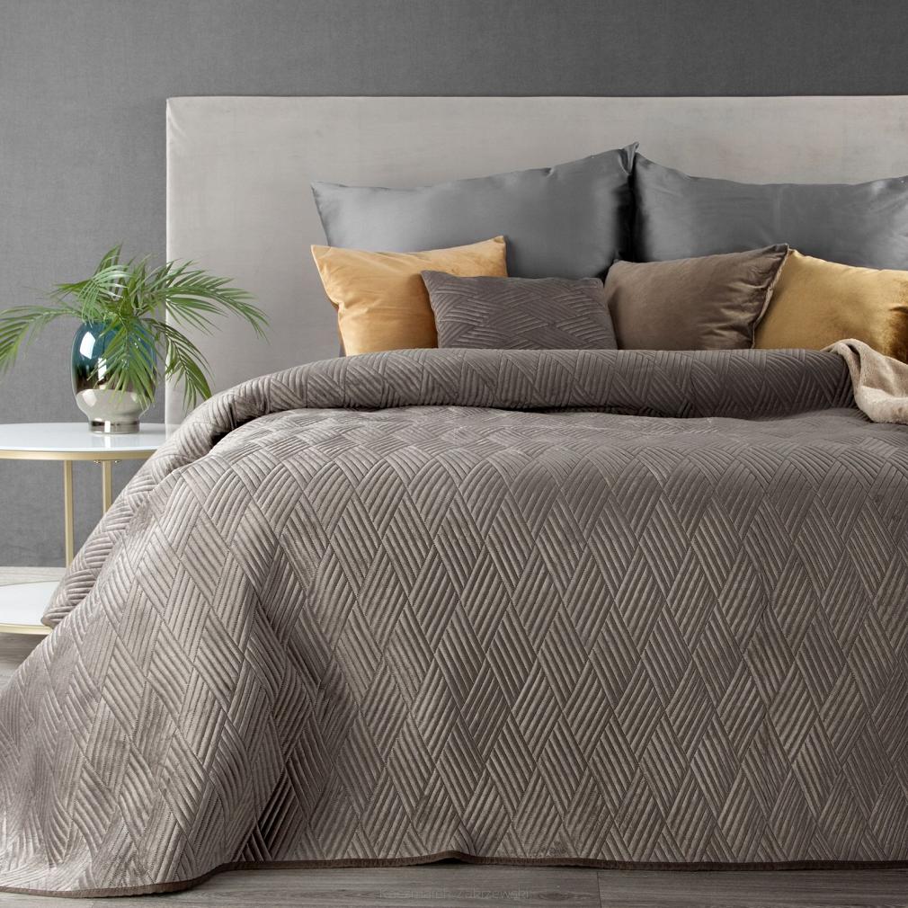 Narzuta dekoracyjna ARIEL 170x210 ciemnobeżowy